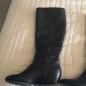 Tall black boots
